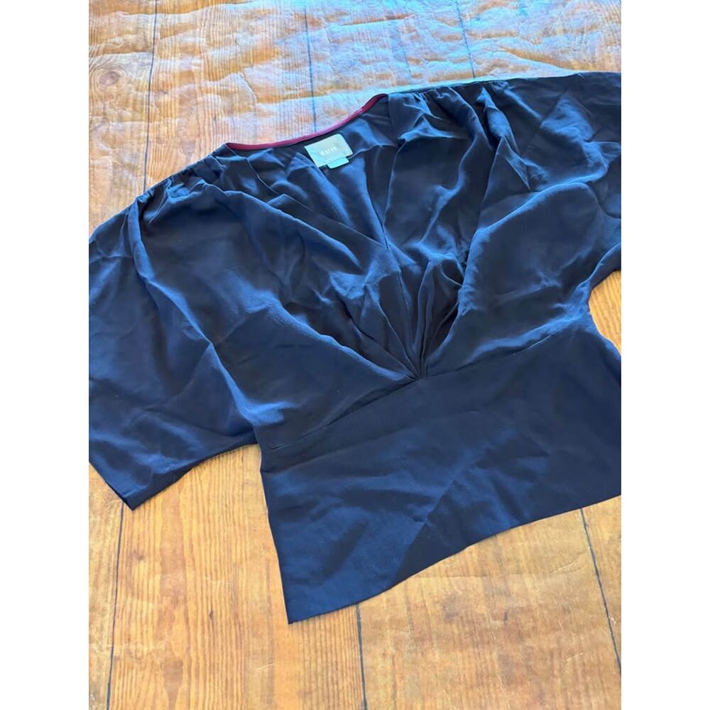 Sz 0 - Maeve (Anthropologie) Silk Dolman Top